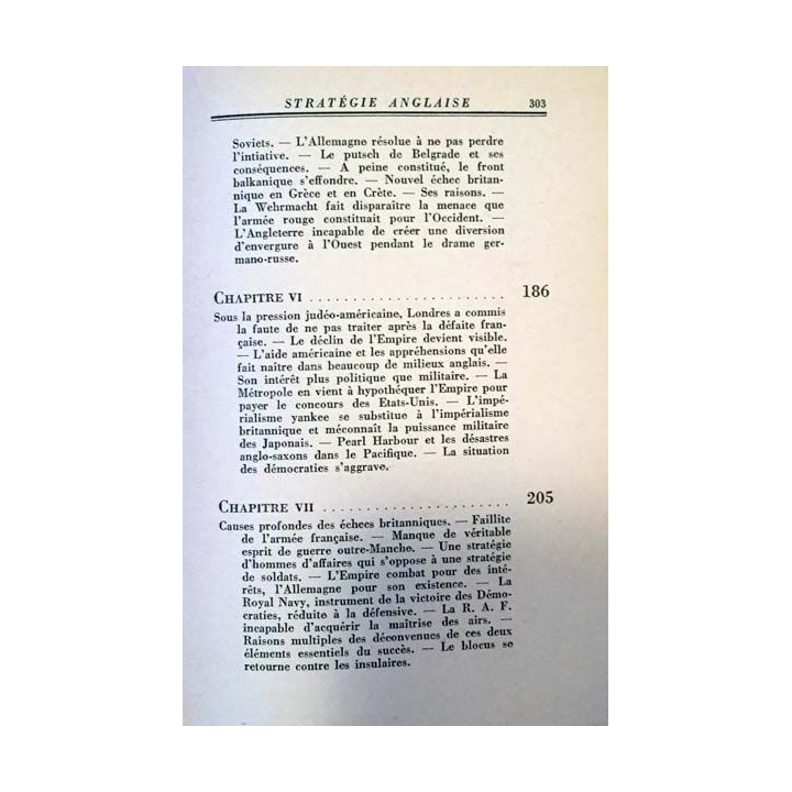 1. Stratégie anglaise du Colonel Alerme aux éditions du Centre d'Études de l'agence inter-France