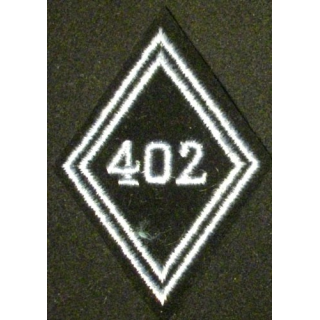 LOSANGE DE BRAS MODÈLE 45 : 402° UT TRANSMISSIONS TROUPE