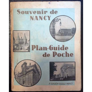 1. Souvenir de Nancy Plan-guide de poche aux éditions F. Gauch