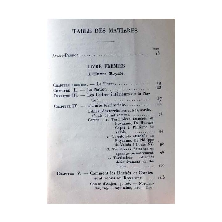 1. La monarchie française de Charles Benoist aux éditions Dunod 1935