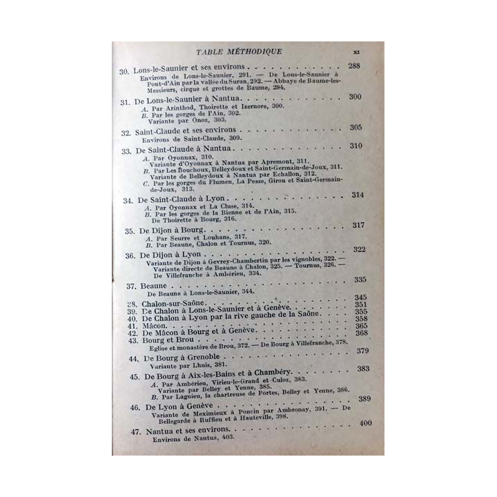 1. Les guides bleus France-Comté Monts Jura aux éditions Hachette 1946
