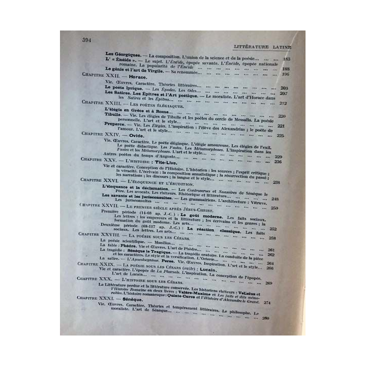 1. Histoire illustrée de la Littérature Latine de J. Humbert aux éditions H. Didier