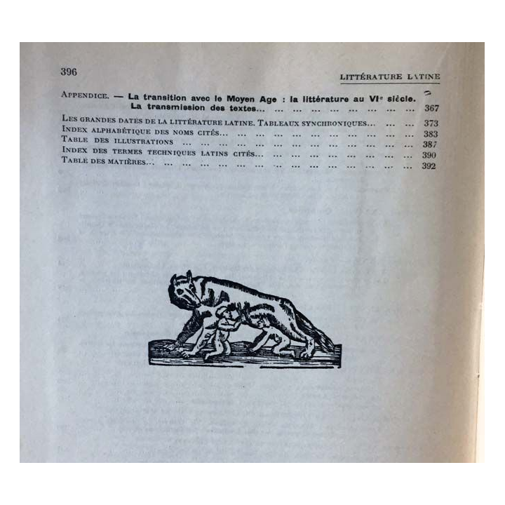1. Histoire illustrée de la Littérature Latine de J. Humbert aux éditions H. Didier