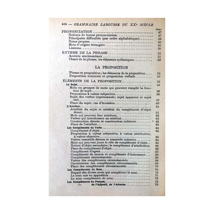 1. Grammaire Larousse du XXe siècle aux éditions Librairie Larousse 1936