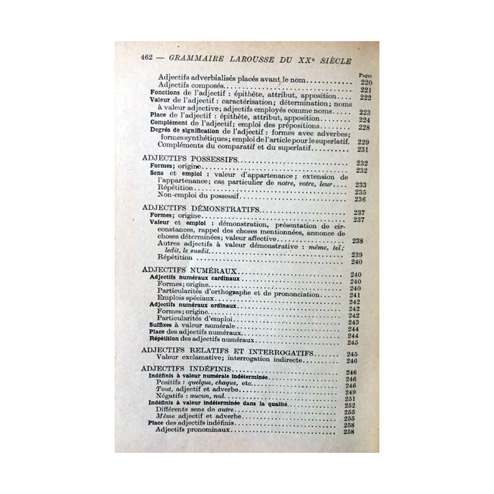 1. Grammaire Larousse du XXe siècle aux éditions Librairie Larousse 1936