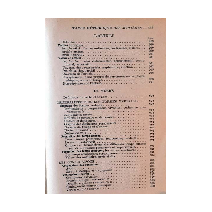 1. Grammaire Larousse du XXe siècle aux éditions Librairie Larousse 1936
