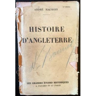 1. Histoire d'Angleterre de André Maurois aux éditions Les grandes études historiques 1937
