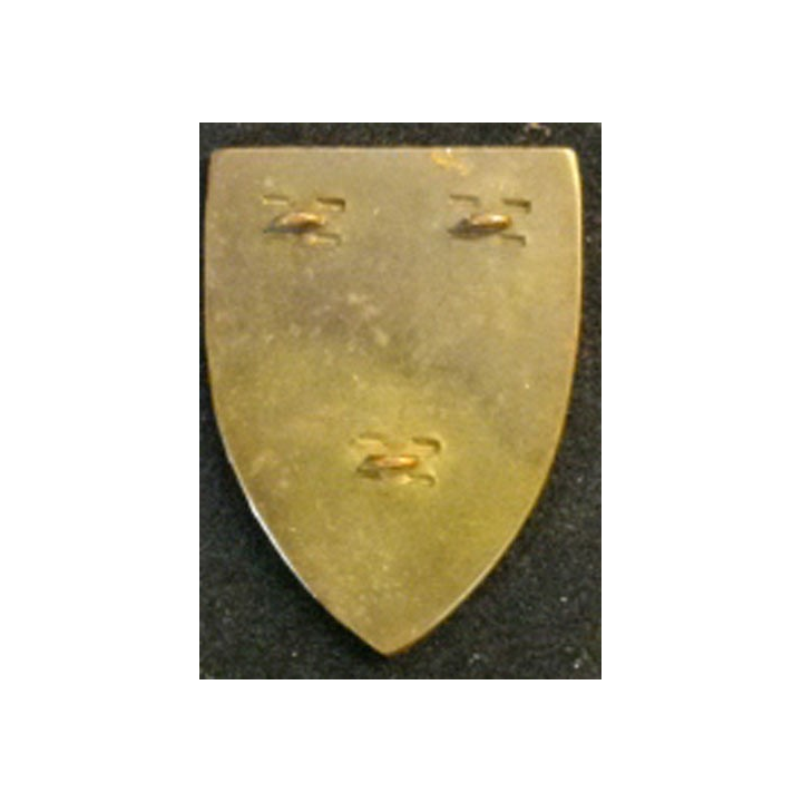  insigne métallique du 12° régiment de dragons peint en métal épais