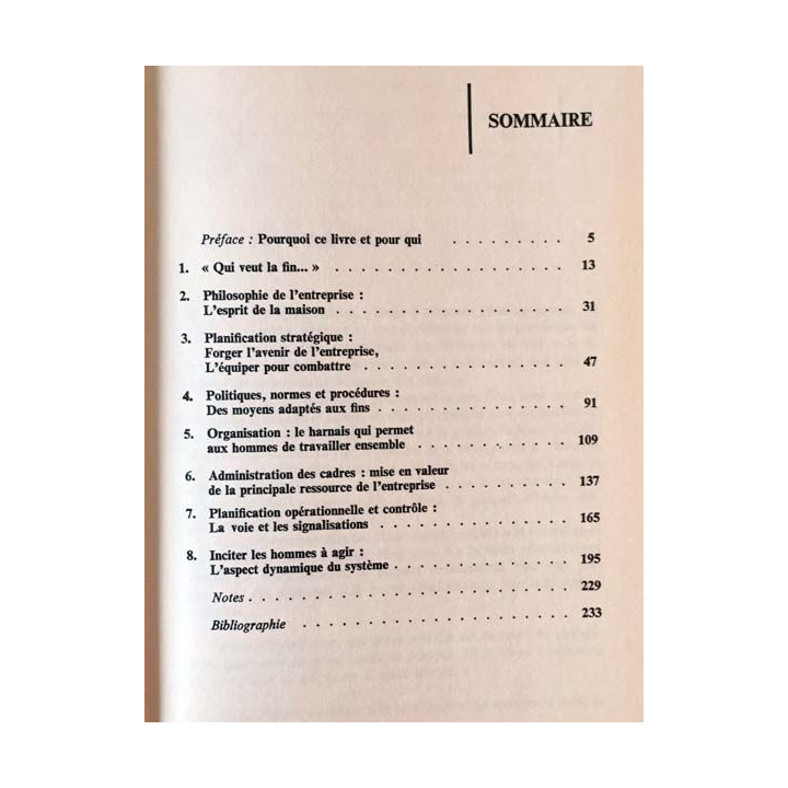1. Diriger c'est vouloir de Marvin Bower aux éditions Hachette