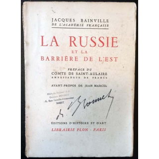 1. La Russie et la barrière de l'Est de Jacques Bainville aux éditions Librairie Plon