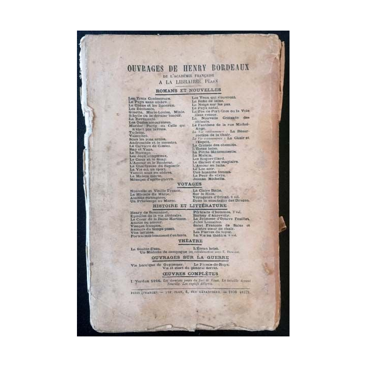1. Henry de Bournazel de Henry Bordeaux aux éditions Librairie Plon 1935