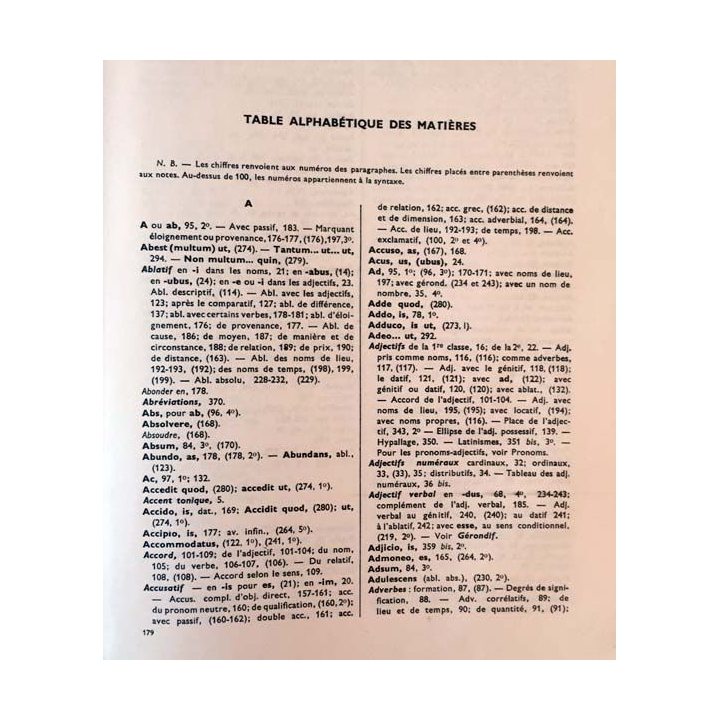 1. Grammaire latine de H. Petitmangin aux éditions J. De Gigord 1965