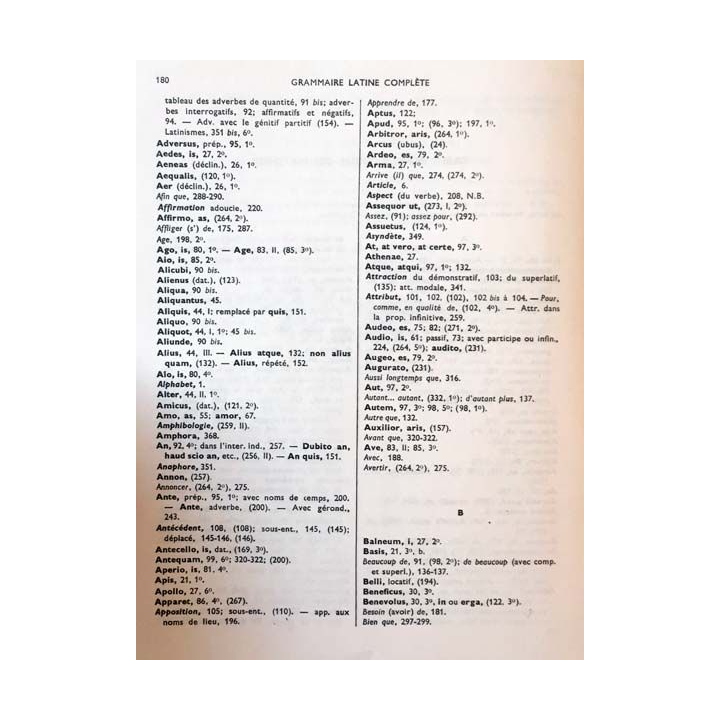 1. Grammaire latine de H. Petitmangin aux éditions J. De Gigord 1965