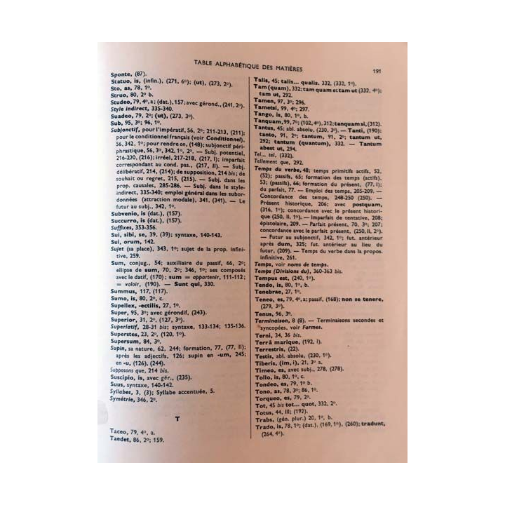 1. Grammaire latine de H. Petitmangin aux éditions J. De Gigord 1965