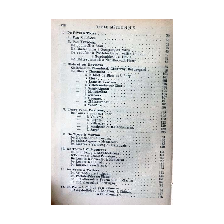 1. Les guides bleus bords de la Loire bains de mer de l'océan et sud-ouest aux éditions Hachette 1917