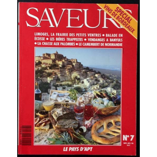 1. Saveurs n°7 Septembre - Octobre 1990 Spécial vins de Bordeaux