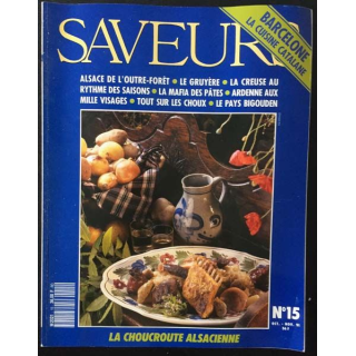 1. Saveurs n°15 Octobre - Novembre 1991 Barcelone la cuisine catalane