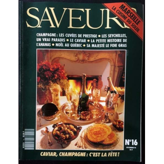 1. Saveurs n°16 Décembre 1991 Marseille la cuisine du soleil