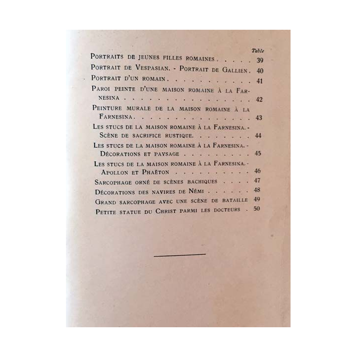 1. Le musée national de Rome aux thermes de dioclétien de Roberto Paribeni aux éditions Collection "Il Fiore"