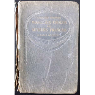 1. Morceaux choisis des Auteurs Français du Moyen Age à nos Jours par Ch.-M. Des Granges