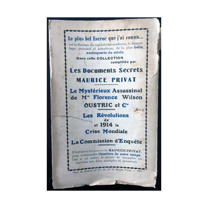 1. Jeanette Mac Donald ? de Maurice Privat aux éditions Les documents secrets