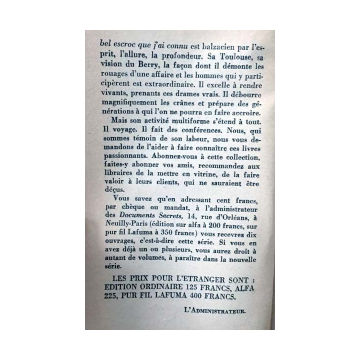 1. Jeanette Mac Donald ? de Maurice Privat aux éditions Les documents secrets