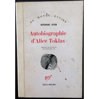 1. Autobiographie d'Alice Toklas de Gertrude Stein aux éditions Gallimard