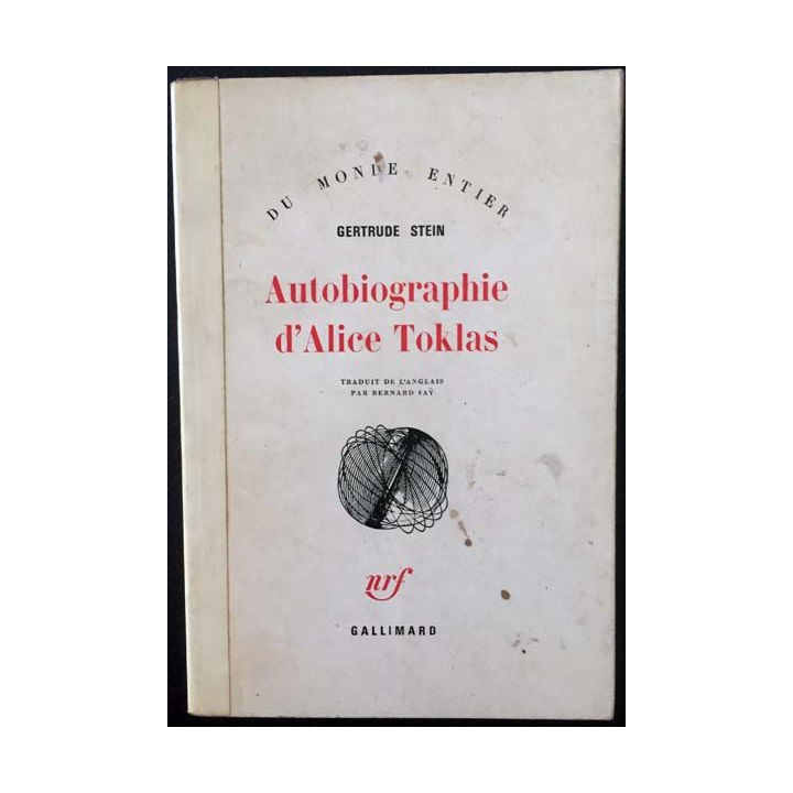 1. Autobiographie d'Alice Toklas de Gertrude Stein aux éditions Gallimard