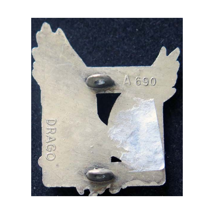 CDO AIR : insigne métallique du commando de l'Air Sicut Aquila de fabrication Drago A. 690