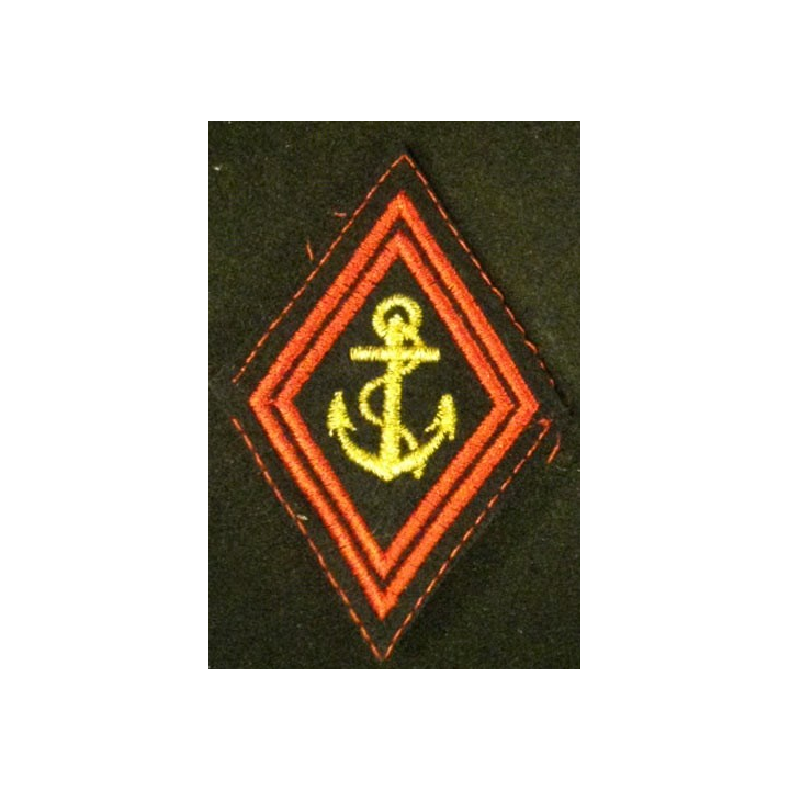 LOSANGE DE BRAS MODÈLE 45 : RÉGIMENT TROUPE DE MARINE CADRE