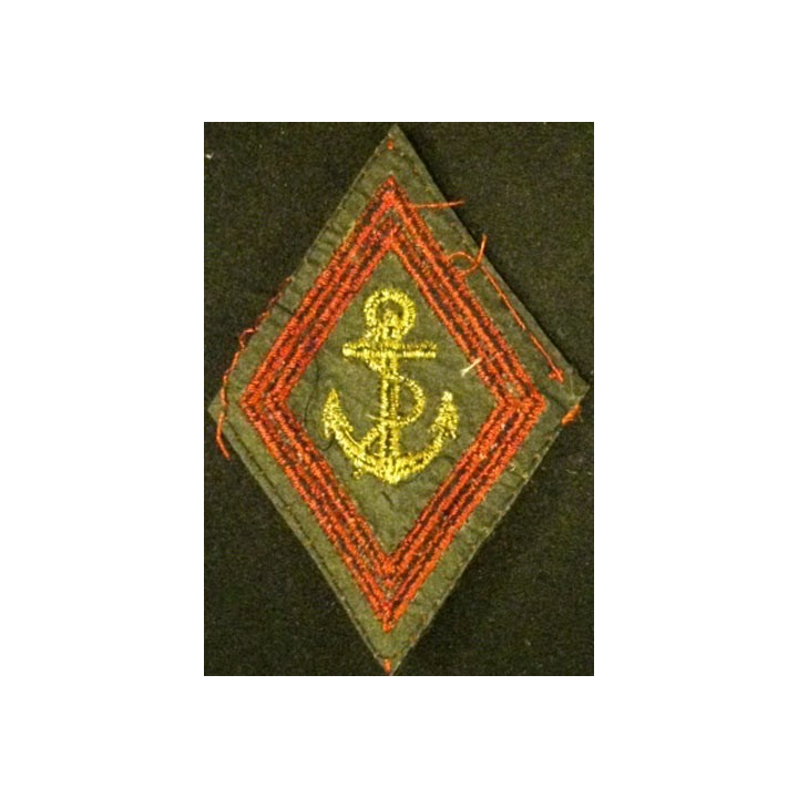 LOSANGE DE BRAS MODÈLE 45 : RÉGIMENT TROUPE DE MARINE CADRE
