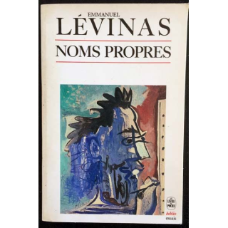 1. Noms propres de Emmanuel Lévinas aux éditions Fata Morgana