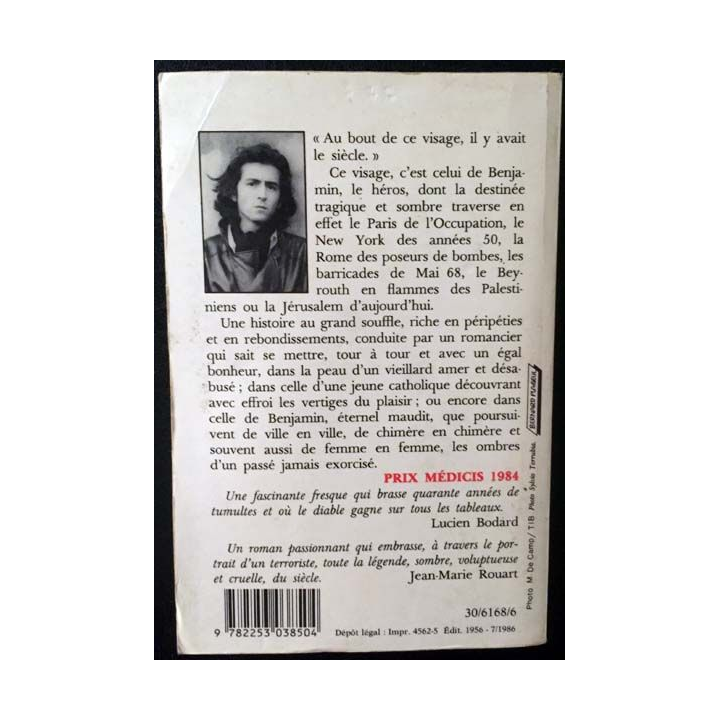 1. Le Diable en tête de Bernard-Henri Lévy aux éditions Grasset