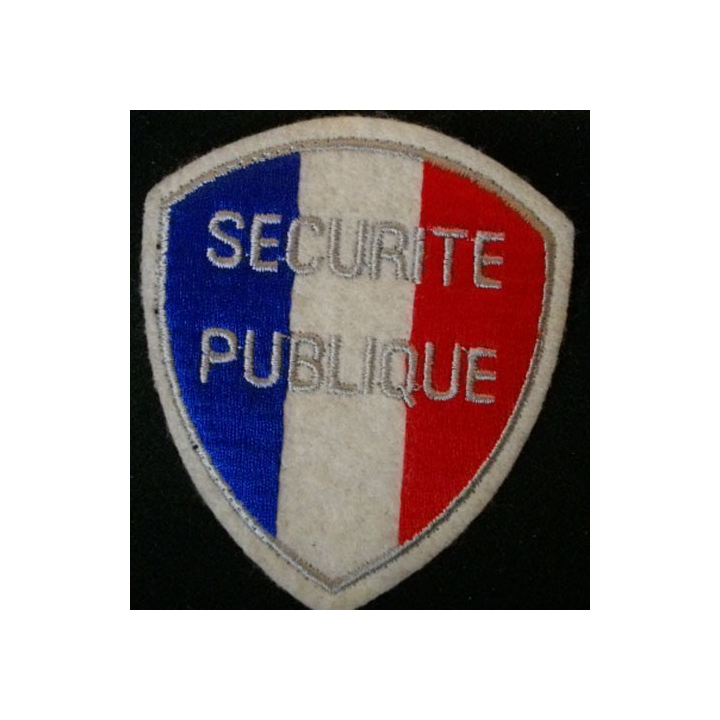 POLICE : POLICE SÉCURITÉ PUBLIQUE (TISSU)