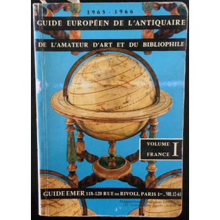 1. Guide européen de l'antiquaire de l'amateur d'art et du bibliophile Volume 1 aux éditions F. Van-Voyan et Cie
