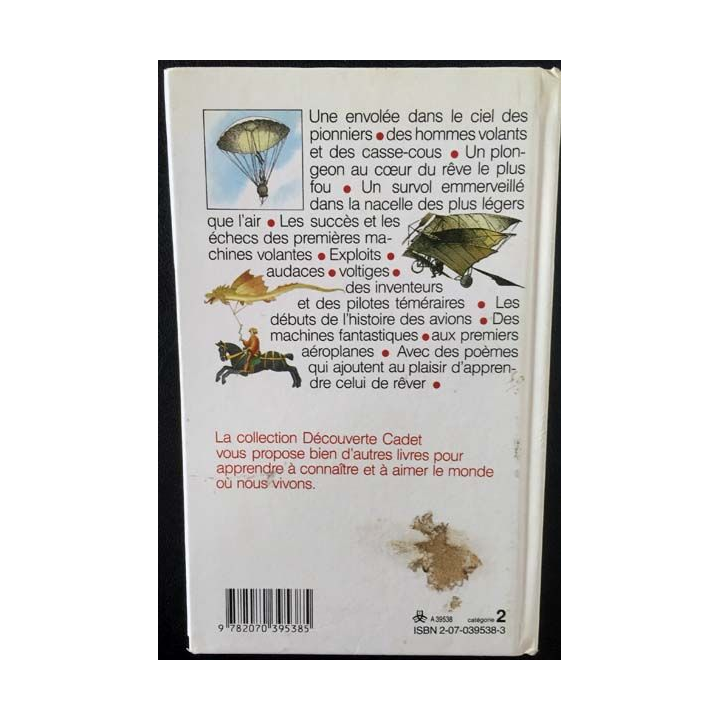 1. Le livre des fous volants - Histoire de l'aviation de Jame's Prunier aux éditions Gallimard