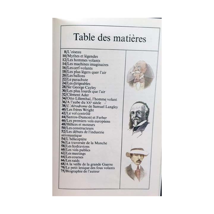 1. Le livre des fous volants - Histoire de l'aviation de Jame's Prunier aux éditions Gallimard