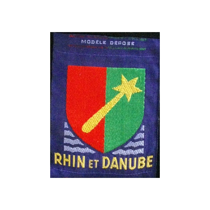 Insigne tissu RHIN ET DANUBE