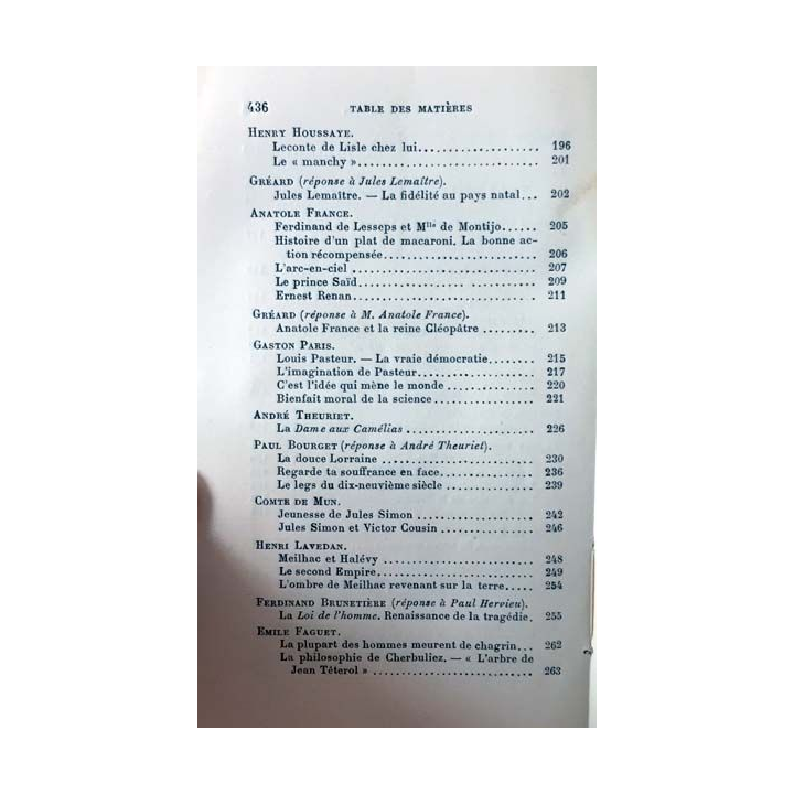1. Anthologie de l'Académie Française - Un siècle de Discours académiques (1820-1920) Tome 2 de Paul Gautier