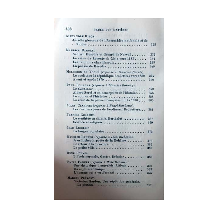 1. Anthologie de l'Académie Française - Un siècle de Discours académiques (1820-1920) Tome 2 de Paul Gautier