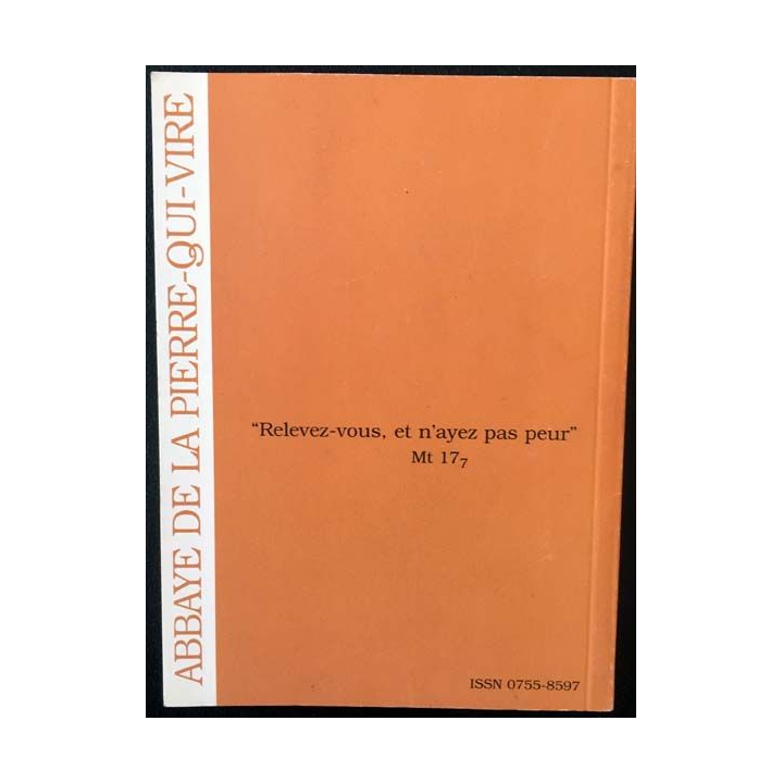 1. Écoute Juillet - Août 1996 n°379 Abbaye de la Pierre-Qui-Vire