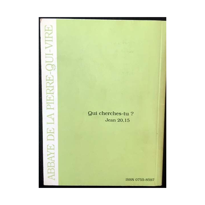 1. Écoute Juillet - Août 1996 n°378 Abbaye de la Pierre-Qui-Vire