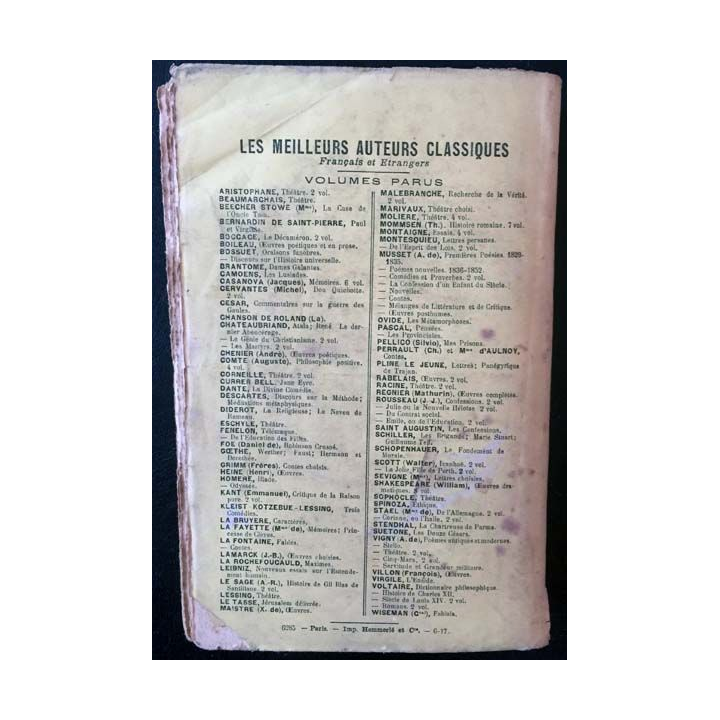 1. Mémoires de Mme De La Fayette précédés de la princesse de Clèves aux éditions Flammarion