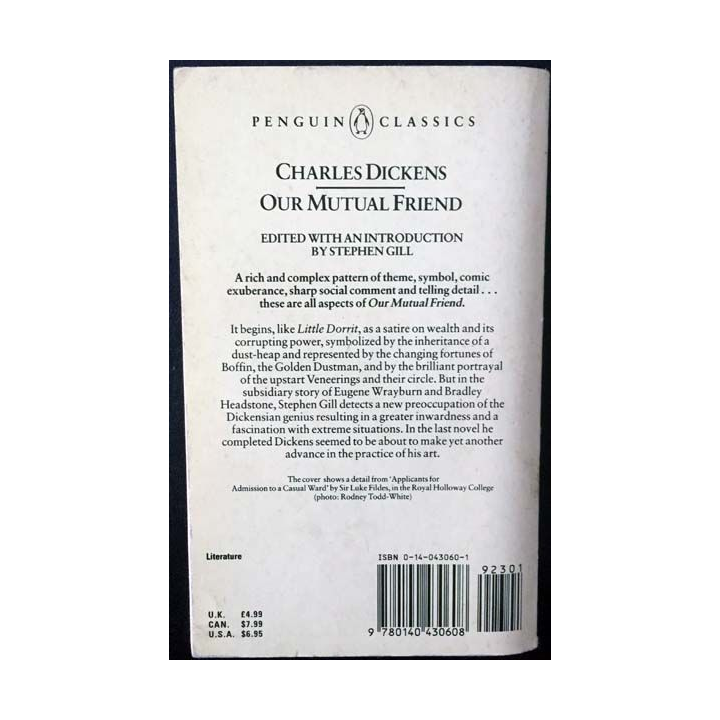 1. Our mutual friend de Charles Dickens aux éditions Penguin books