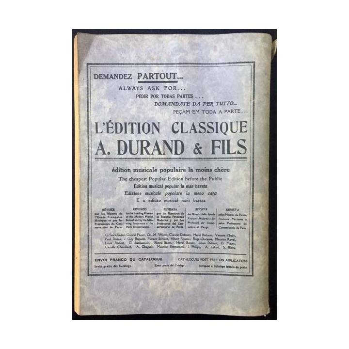 1. Airs à Danser des XVIIe & XVIII siècles de Th. de Lajarte aux éditions A. Durand & fils