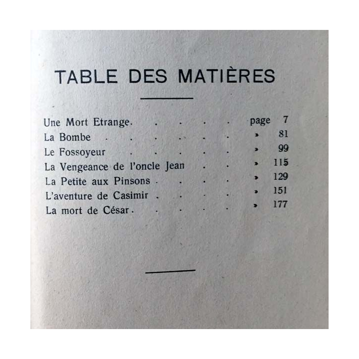 1. Contes et nouvelles - Une mort étrange de Charles de Coynart aux éditions Eugène Figuiere