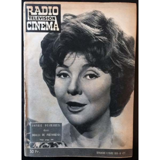 1. Radio télévision cinéma n°477 - Dimanche 8 Mars 1959 Sophie Desmarets dans drôles de phénomènes