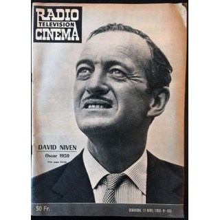 1. Radio télévision cinéma n°483 - Dimanche 19 Avril 1959 David Niven Oscar 1959