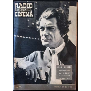 1. Radio télévision cinéma n°490 - Dimanche 7 Juin 1959 Jean Marais sera Lagardère dans "Le bossu" de Hunebelle