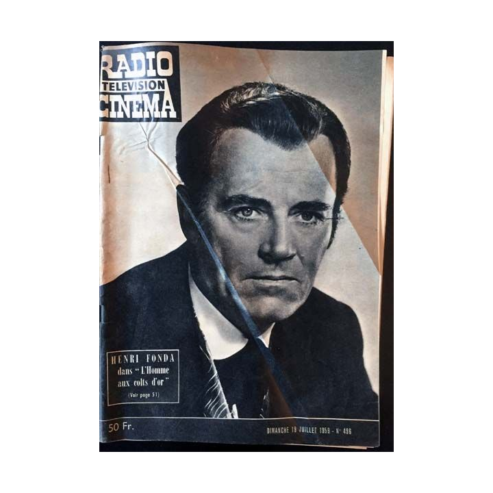 1. Radio télévision cinéma n°496 - Dimanche 19 juillet 1959 Henri Fonda dans "L'Homme aux colts d'or"
